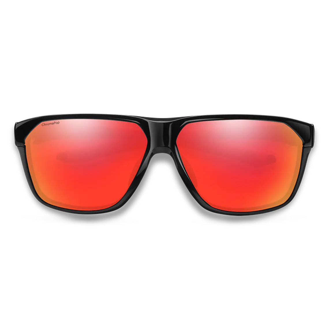 Lentes Smith Leadout PivLock Matte Black Cinder ChromaPop Red Mirror 2