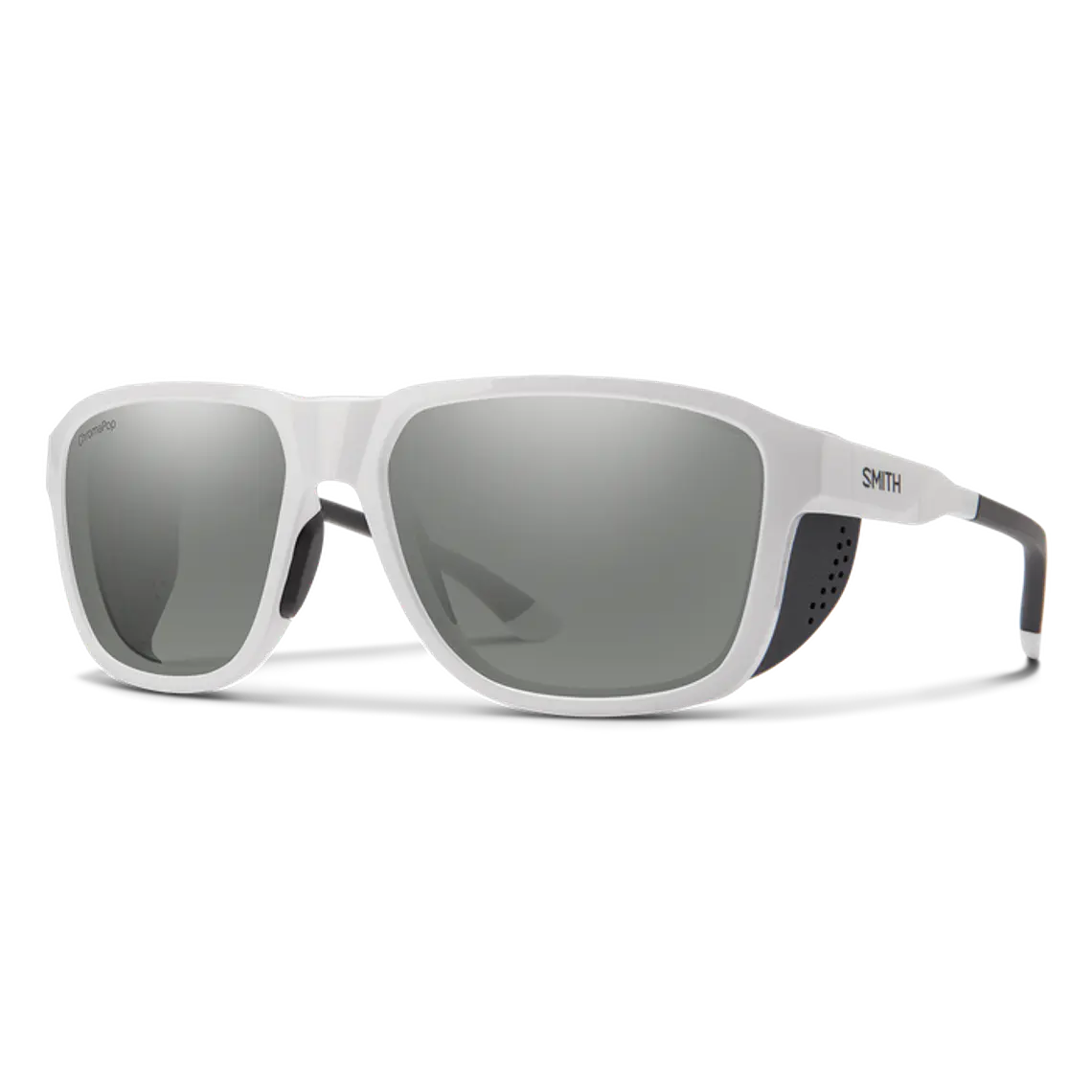 Lentes Smith Embark White ChromaPop Polarized Platinum Mirror 1