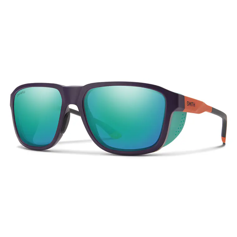 Lentes Smith Embark Matte Purple Cinder Hi Viz ChromaPop Polarized Opal Mirror 1