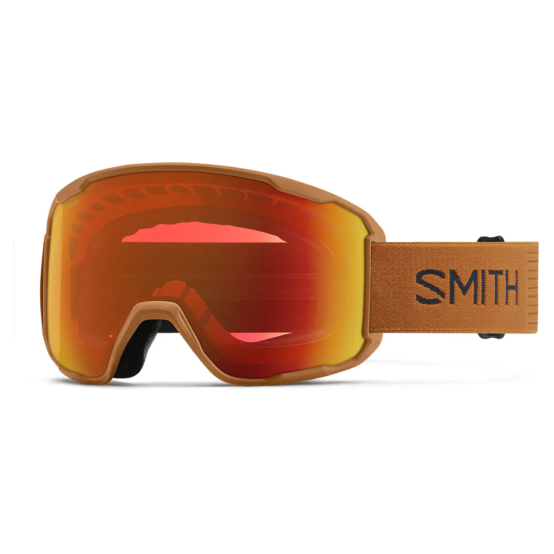 Antiparra de nieve Smith Preview ChromaPop Everyday Rojo Komodo Espejada 1