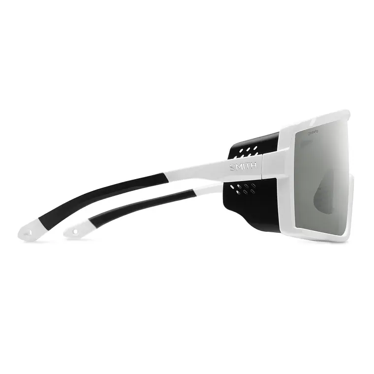 Lentes Smith Pursuit Matte White ChromaPop Platinum Mirror 3
