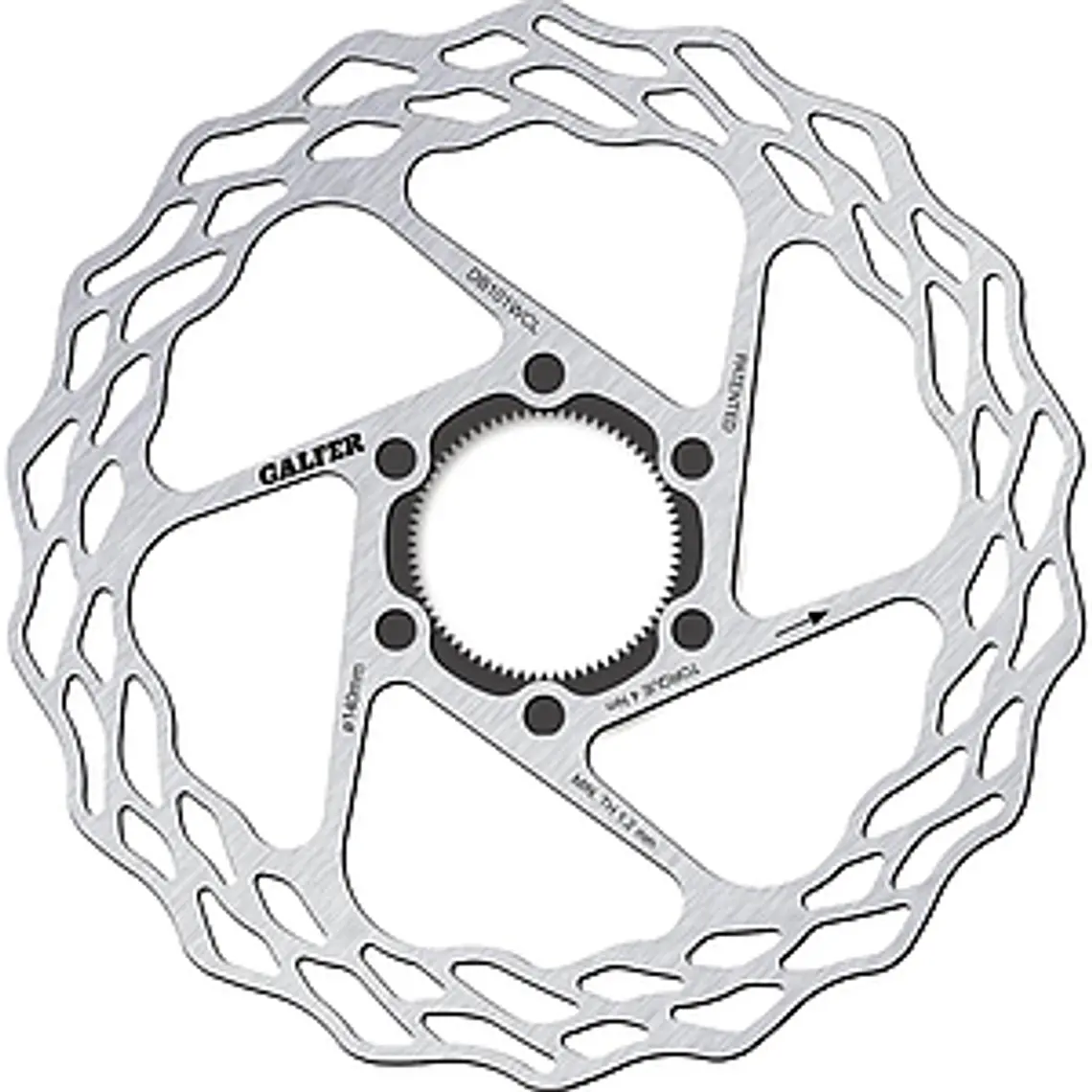 Galfer Rotor Disc Wave Road Centerlock 1