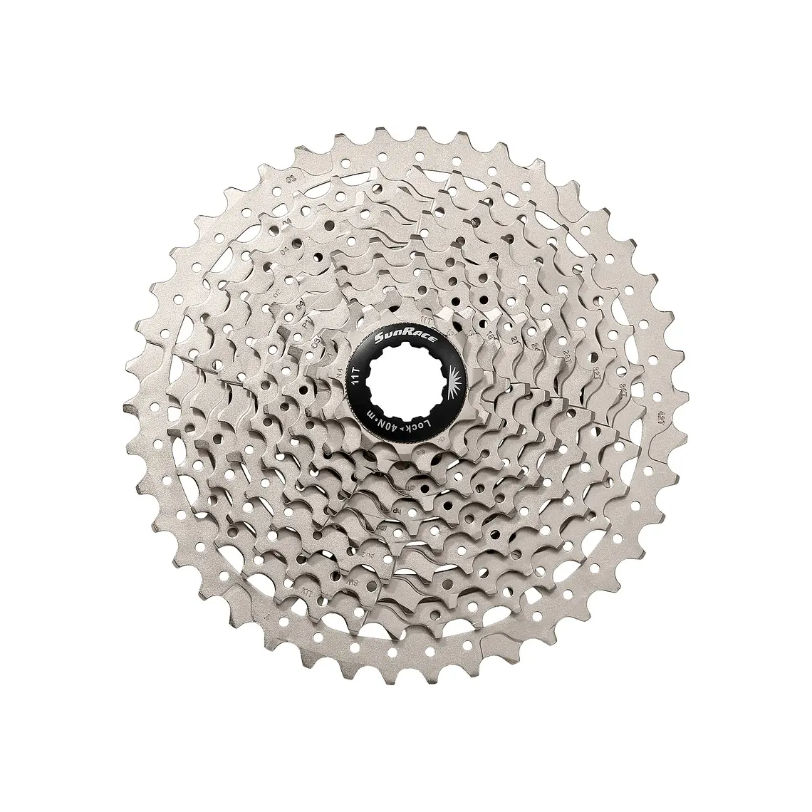 SunRace Piñón MS2 10V 11-42T plateado 1