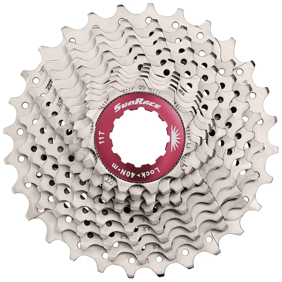 SunRace Piñón CSRX1 11V 11-32T plateado 1