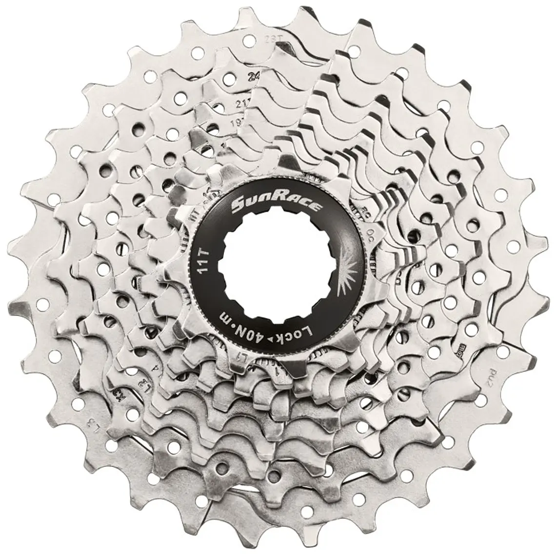 SunRace Piñón CSRS0 10V 11-32T plateado 1