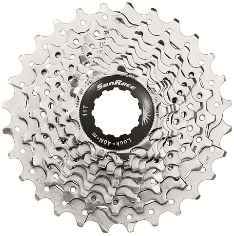 SunRace Piñón CSRS0 10V 11-32T plateado