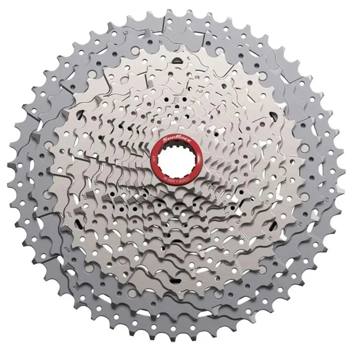 SunRace Piñón MZ932 12V 10-51T (MS) plateado 1
