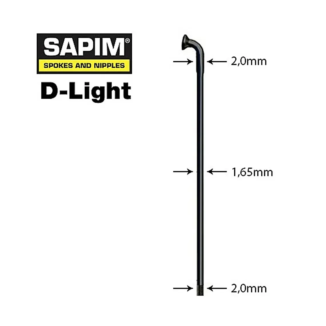 Sapim Rayo D-Light negro 1