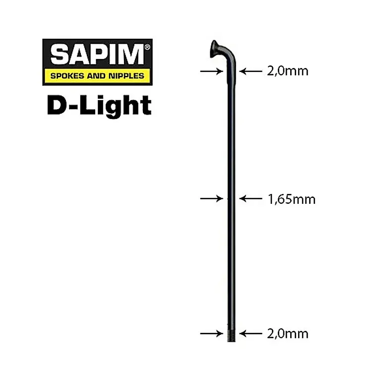 Sapim Rayo D-Light negro 1