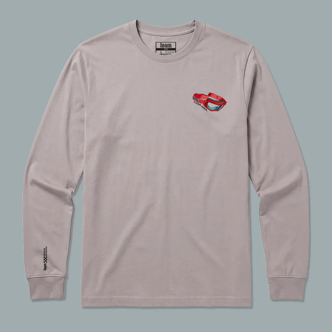 POLERA LOAMWORX - ENDHURO TECH LS GRAY 1