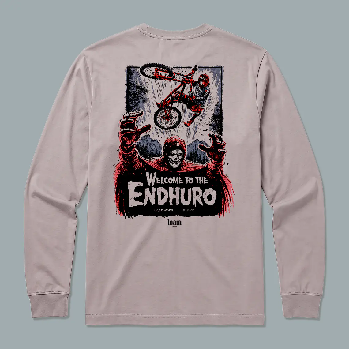 POLERA LOAMWORX - ENDHURO TECH LS GRAY 2