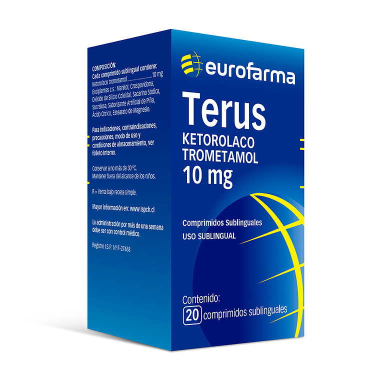 TERUS 10 MG x 20 COMP. 1