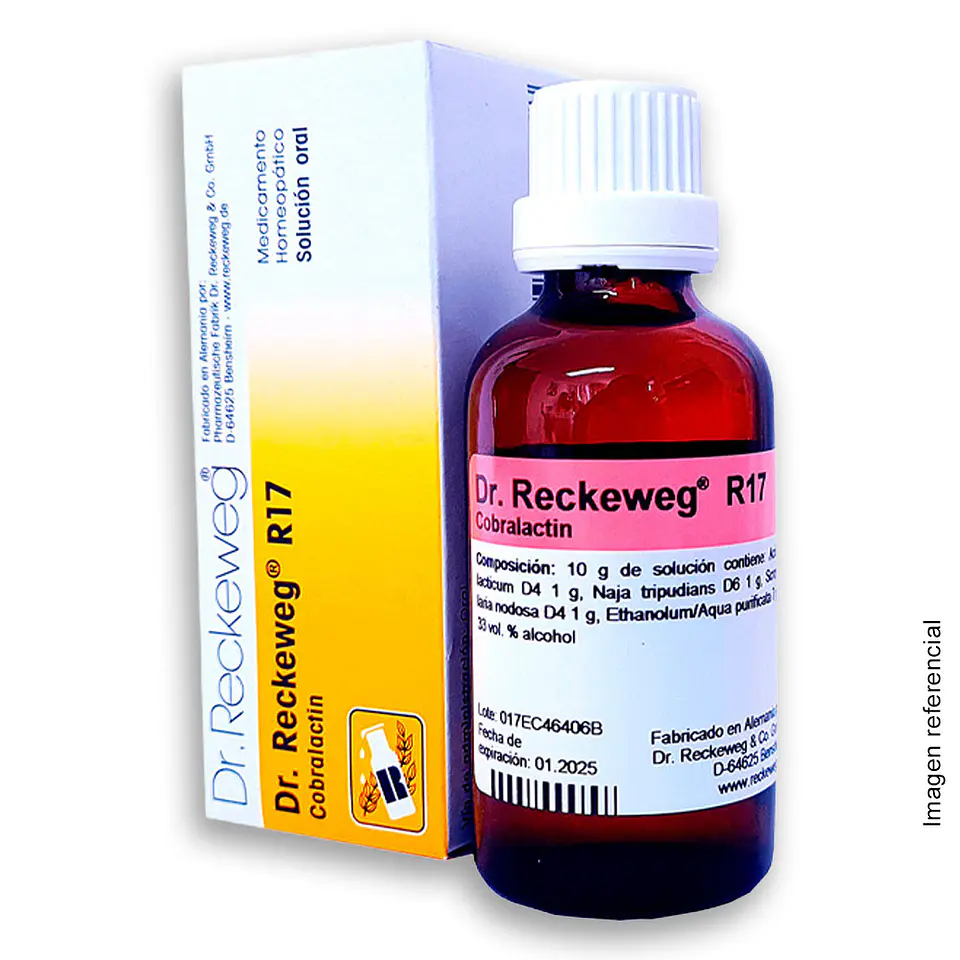 DR RECKEWEG R17 COBRALACTIN SOLUCION ORAL GOTAS x 50 ML 1