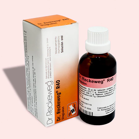 DR. RECKEWEG R40 DIAGLUKON SOLUCION ORAL GOTAS x 50 ML
