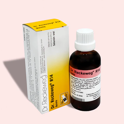 DR RECKEWEG R14 QUIETA SOLUCION ORAL GOTAS x 50 ML