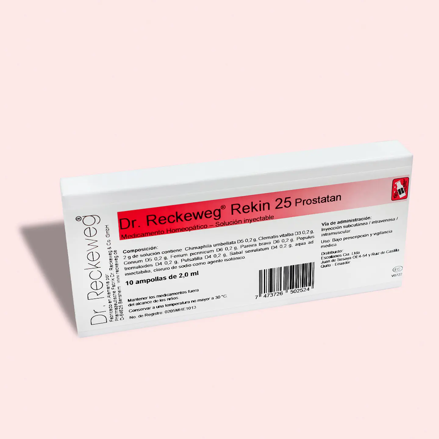 DR RECKEWEG R25 PROSTATAN SOLUCION INYECTABLE x 10 AMPOLLAS 1