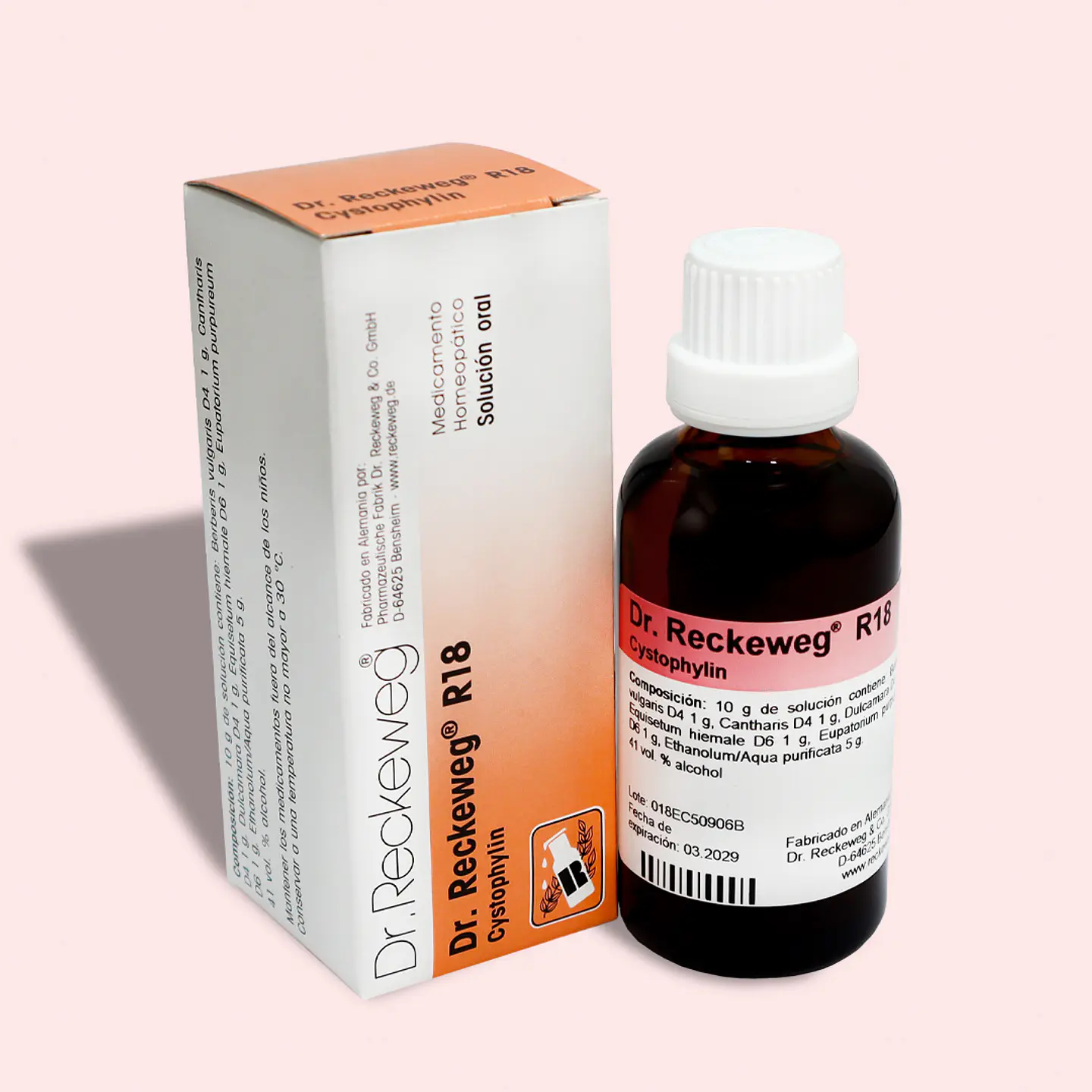 DR RECKEWEG R18 CYSTOPHYLIN SOLUCION ORAL GOTAS x 50 ML 1
