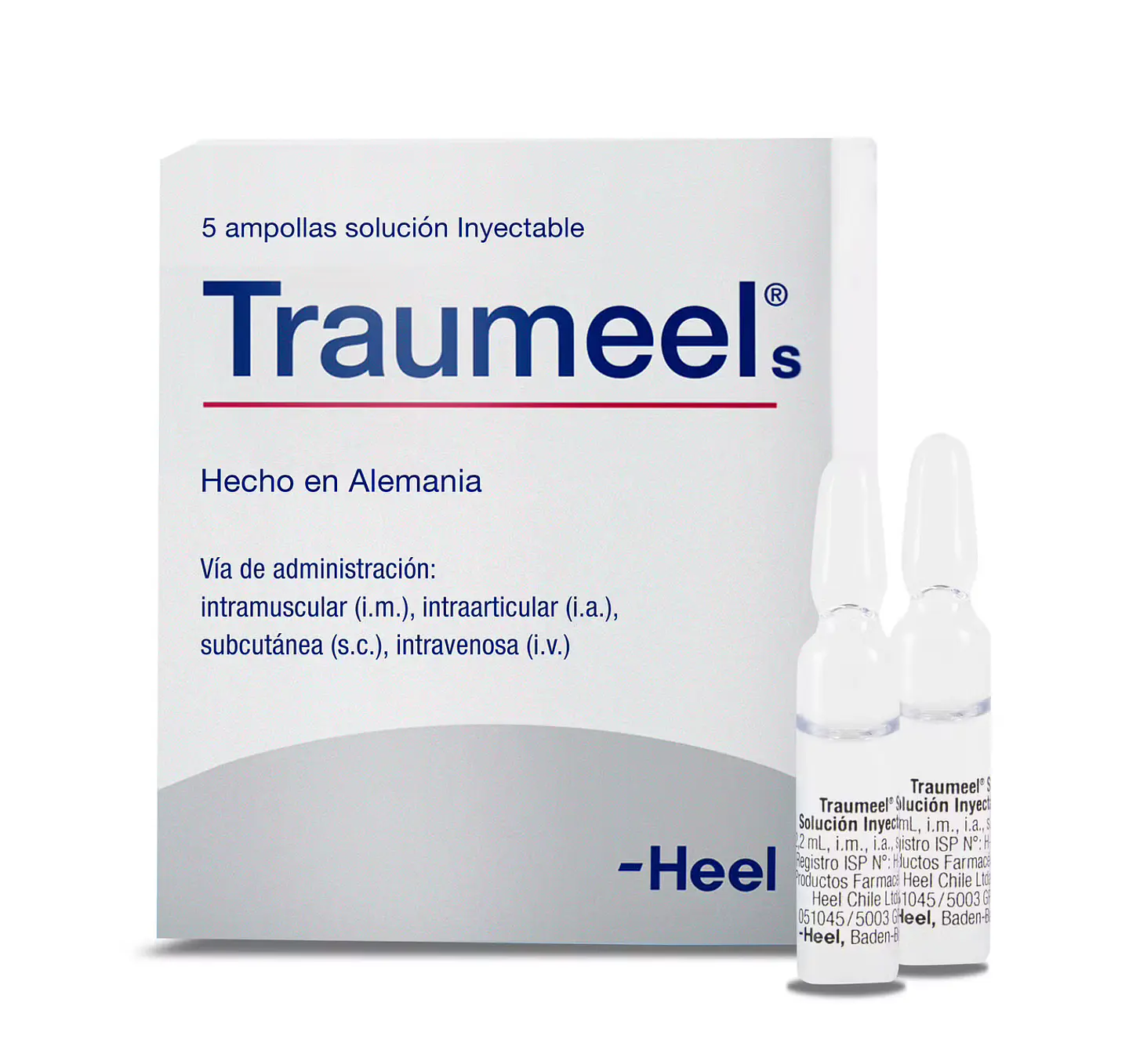 HEEL TRAUMEEL SOLUCION INYECTABLE x 5 AMPOLLAS 1