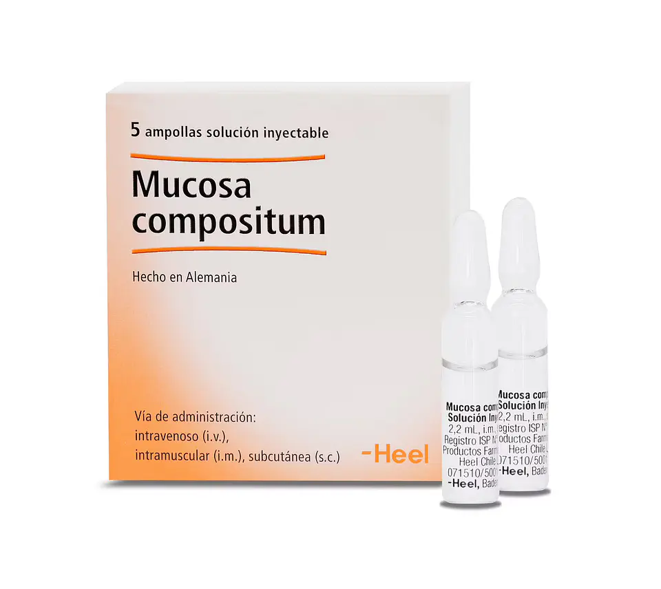 MUCOSA COMPOSITUM SOLUCION INYECTABLE x 5 AMPOLLAS 1