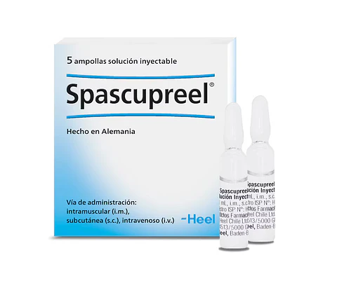 SPASCUPREEL SOLUCION INYECTABLE x 5 AMPOLLAS