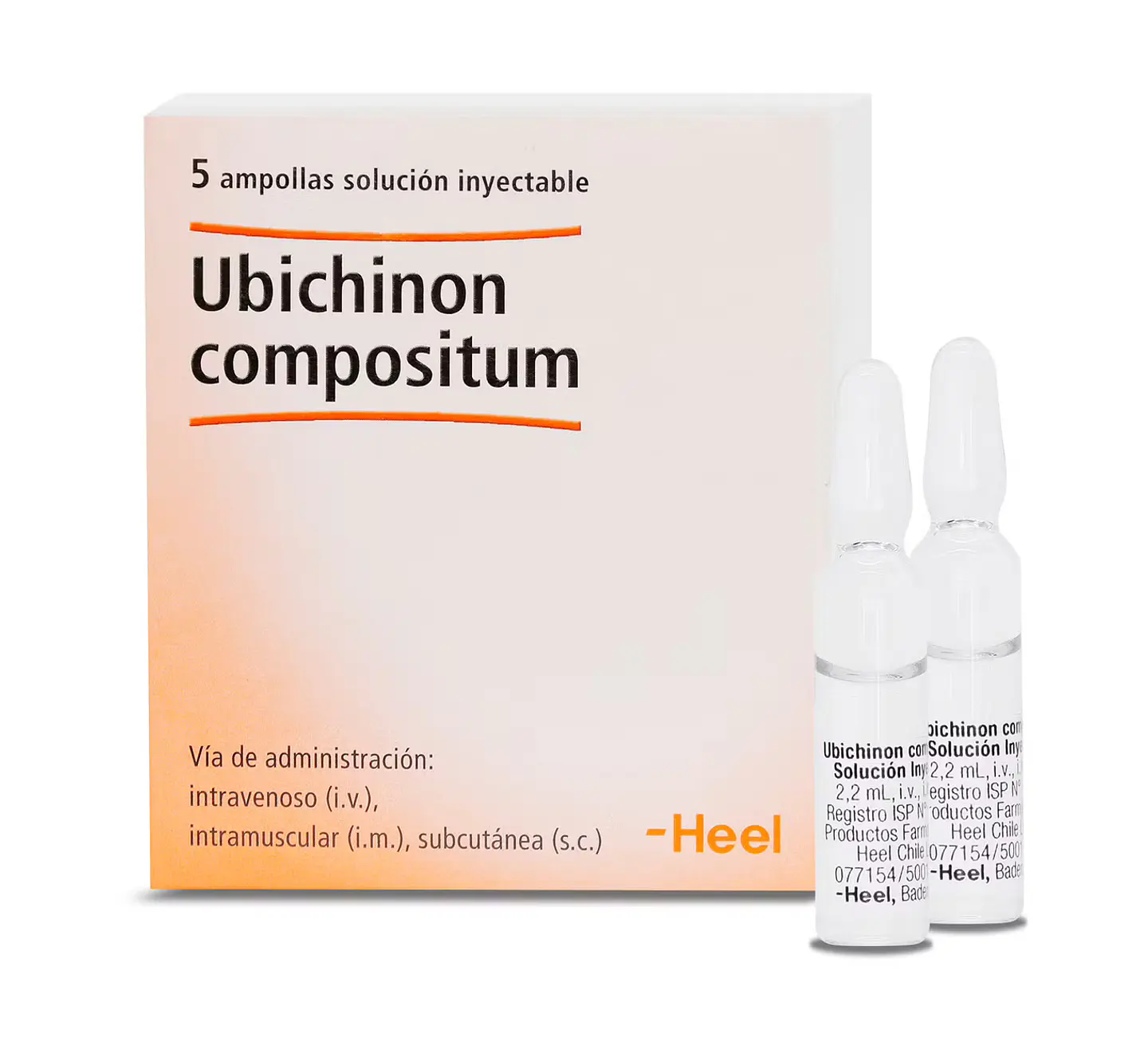 UBICHINON COMPOSITUM SOLUCION INYECTABLE x 5 AMPOLLAS 1