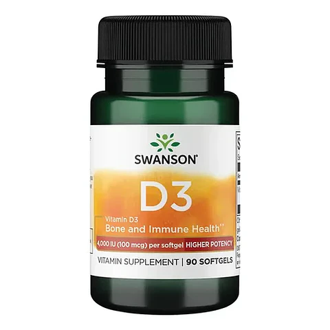 SWANSON VITAMINA D3 4000 UI x 90 SOFTGEL