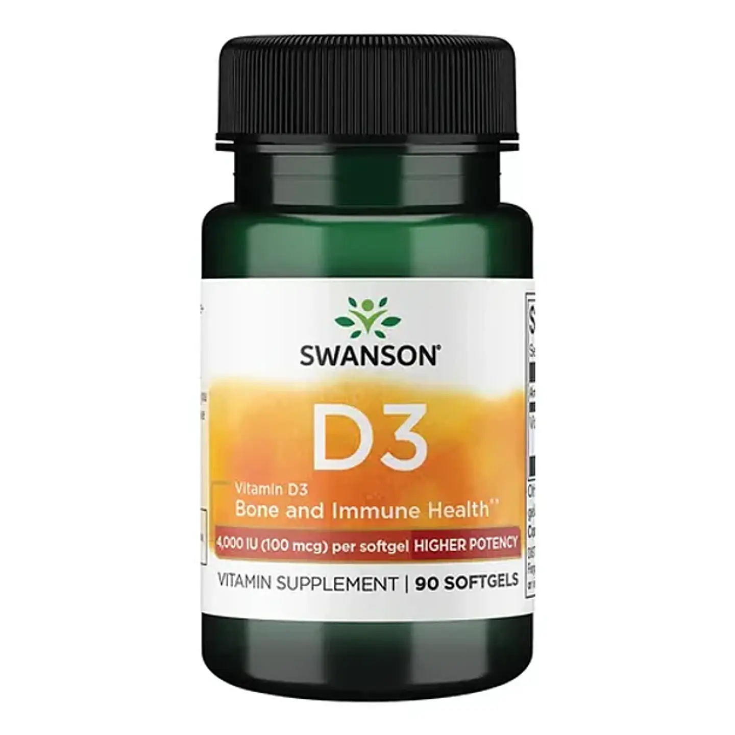SWANSON VITAMINA D3 4000 UI x 90 SOFTGEL 1