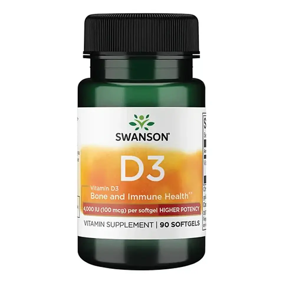 SWANSON VITAMINA D3 4000 UI x 90 SOFTGEL 1