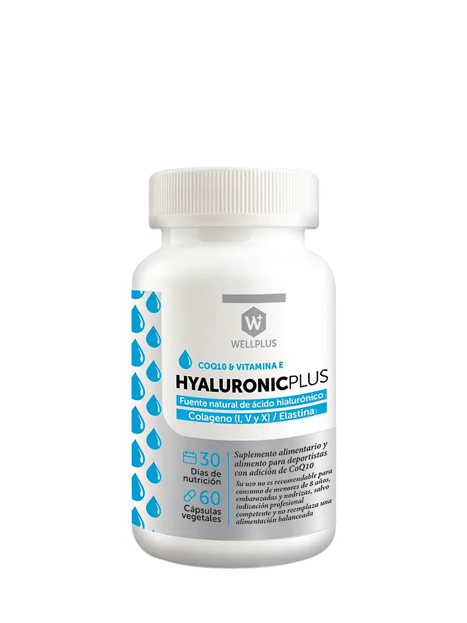 WELLPLUS HYALURONIC PLUS CoQ10 Y VITAMINA E x 60 CAPSULAS 1