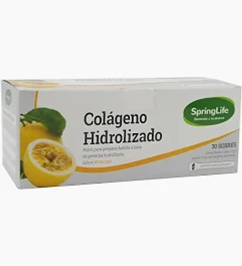SPRING LIFE COLAGENO HIDROLIZADO SABOR MARACUYA X 30 SOBRES