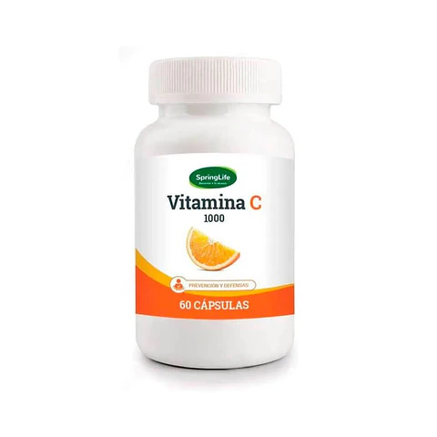 SPRINGLIFE VITAMINA C 1000 MG x 60 COMPRIMIDOS MASTICABLES