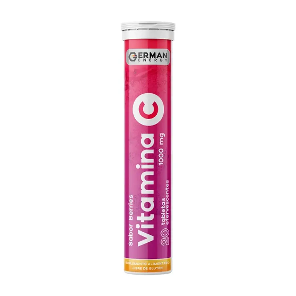 VITAMINA C 1000 MG EFERVESCENTE SABOR BERRIES x 20 TABLETAS EFERVESCENTES 1