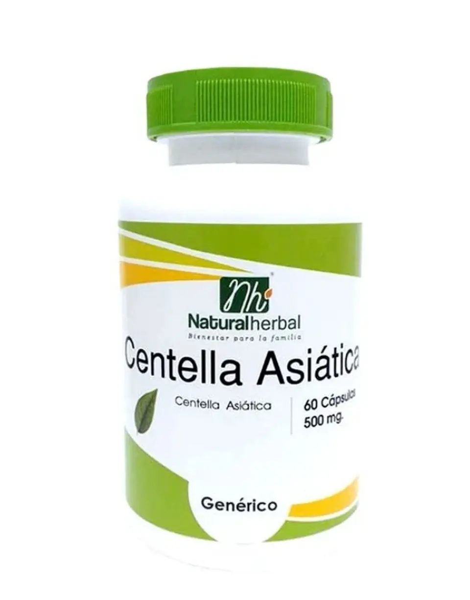 CENTELLA ASIATICA 500 MG x 60 CAPSULAS 1