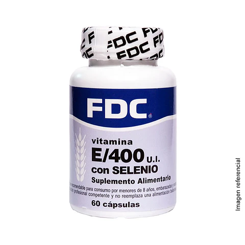 VITAMINA E + SELENIO x 60 CAPSULAS