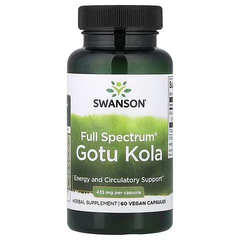 SWANSON GOTU KOLA (CENTELLA ASIATICA) 435 MG x 60 CAPSULAS