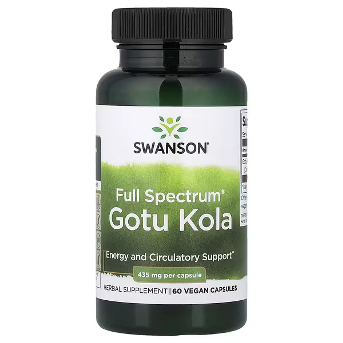 SWANSON GOTU KOLA (CENTELLA ASIATICA) 435 MG x 60 CAPSULAS 1