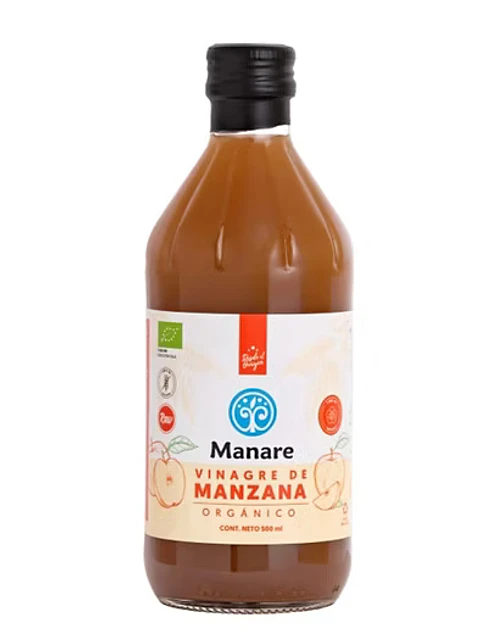 MANARE VINAGRE DE MANZANA ORGANICO x500ML