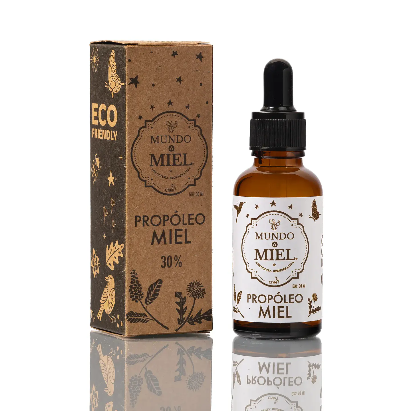 MUNDO MIEL PROPOLEO MIEL 30% GOTAS x 30 ML 1