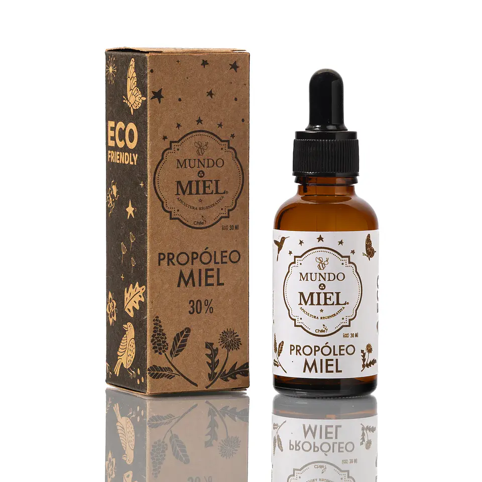 MUNDO MIEL PROPOLEO MIEL 30% GOTAS x 30 ML 1