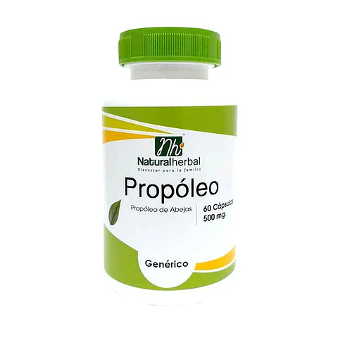 NATURAL HERBAL ECHINO + PROPOLEO 500 MG x 60 CAPSULAS