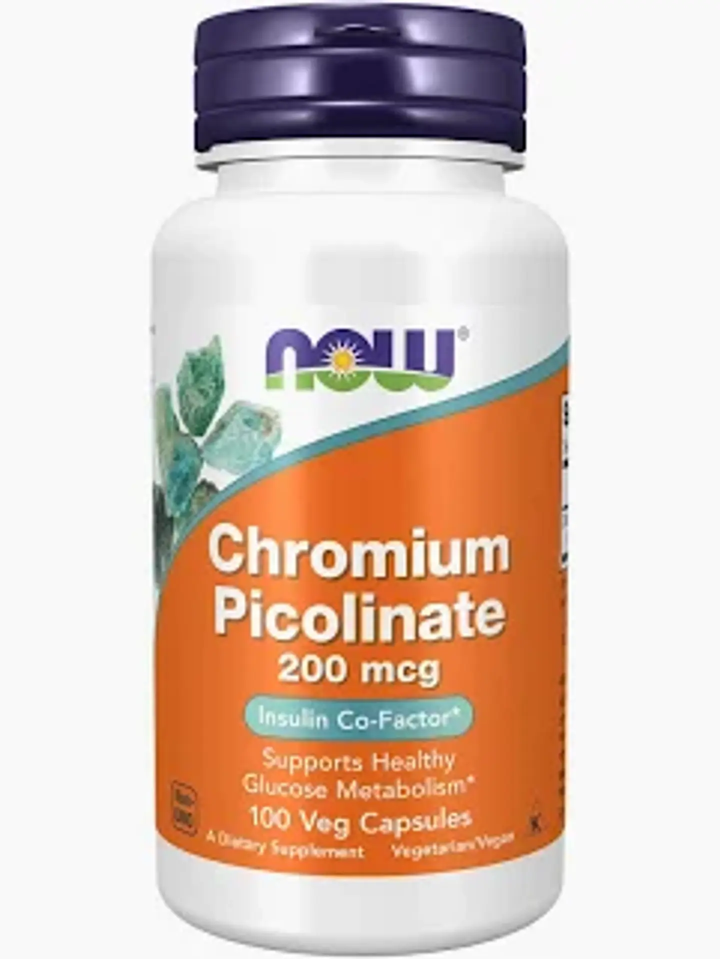 NOW CHROMIUM PICOLINATE 200 MCG x 100 CAPSULAS VEGETALES 1