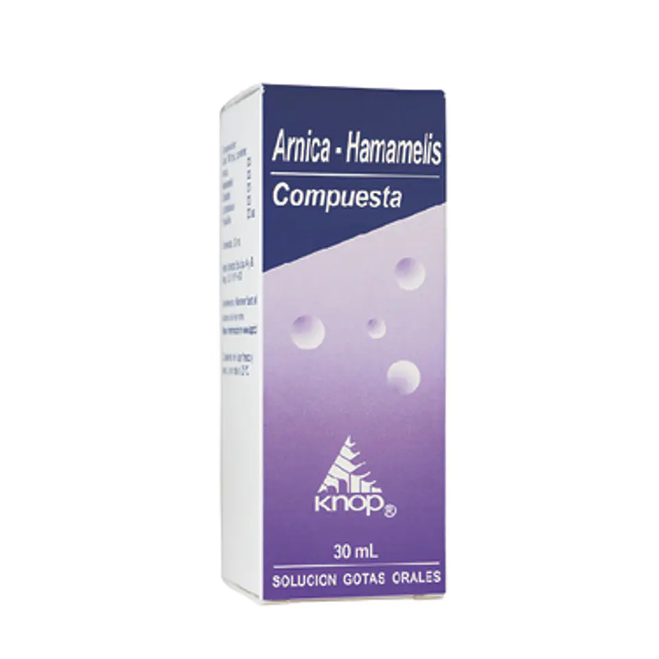 KNOP ARNICA HAMAMELIS COMPUESTA SOLUCION GOTAS ORALES x 30 ML 1