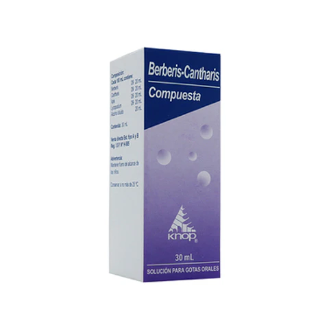 KNOP BERBERIS CANTHARIS SOLUCION GOTAS ORALES x 30 ML