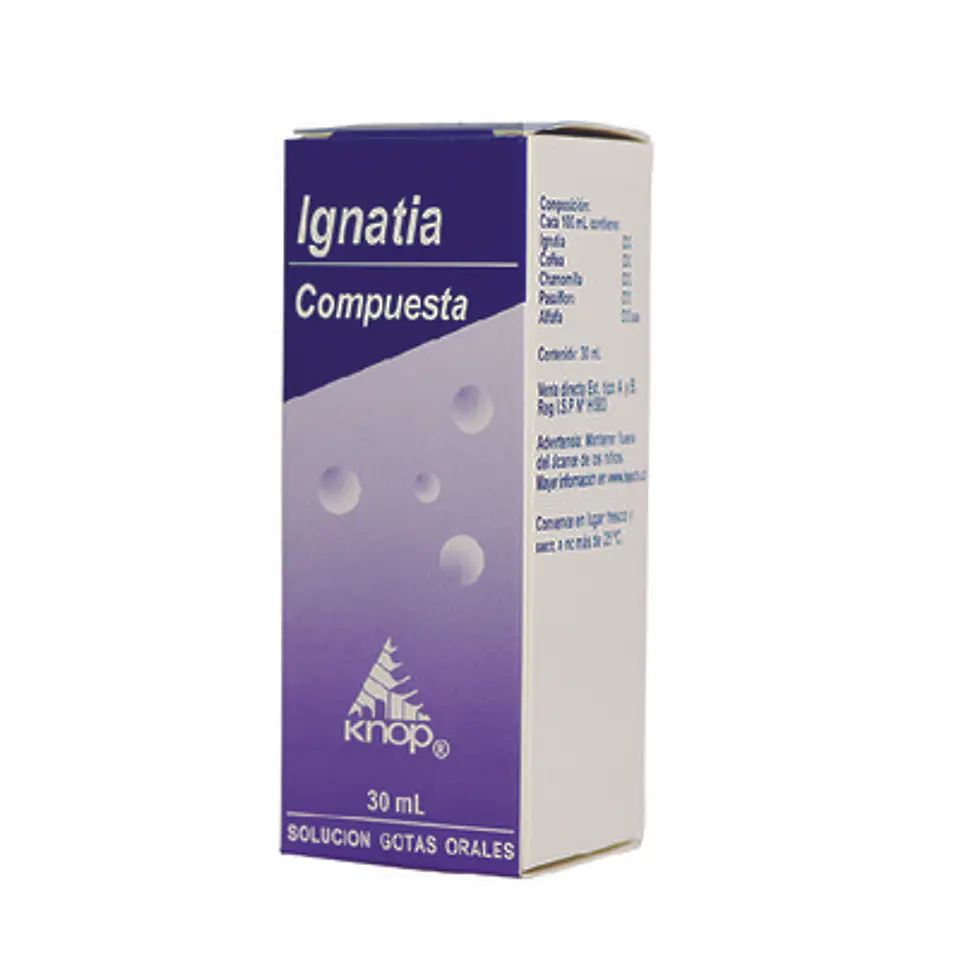 KNOP IGNATIA COMPUESTA SOLUCION GOTAS ORALES x 30 ML 1