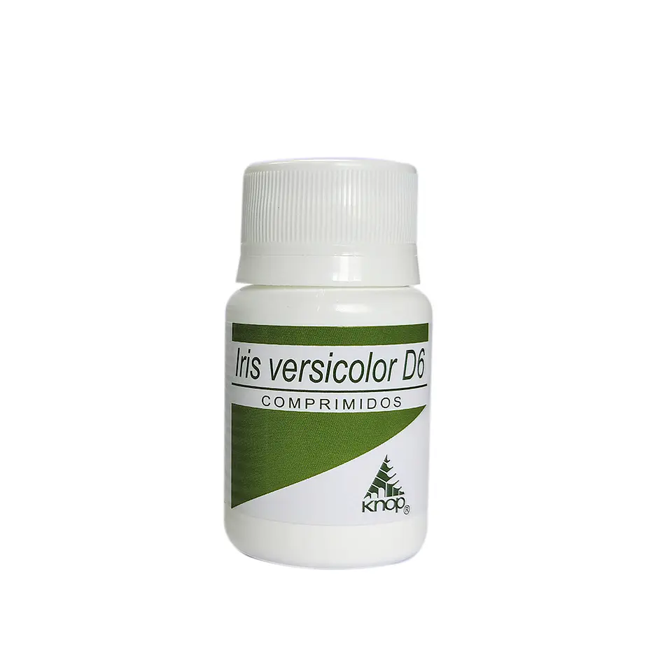 KNOP IRIS VERSICOLOR D6 x 90 COMPRIMIDOS 1