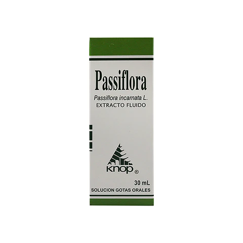 KNOP PASSIFLORA EXTRACTO FLUIDO SOLUCION GOTAS ORALES x 30 ML
