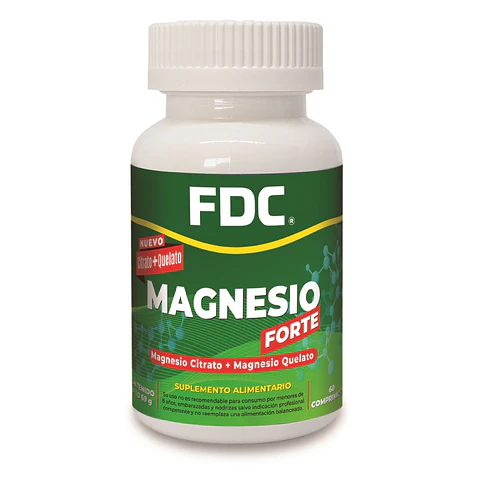 FDC MAGNESIO FORTE CITRATO + QUELATO x 60 COMPRIMIDOS