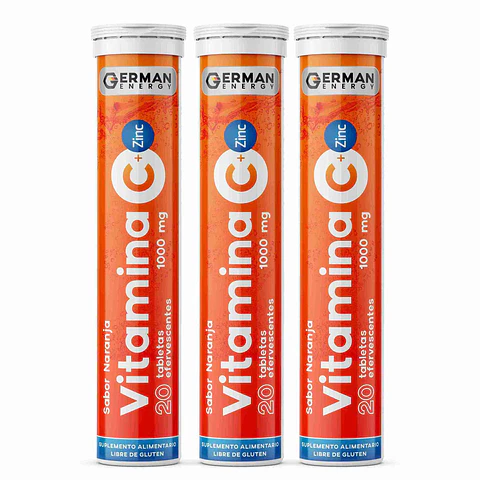 VITAMINA C + ZINC x 20 TABLETAS EFERVESCENTES