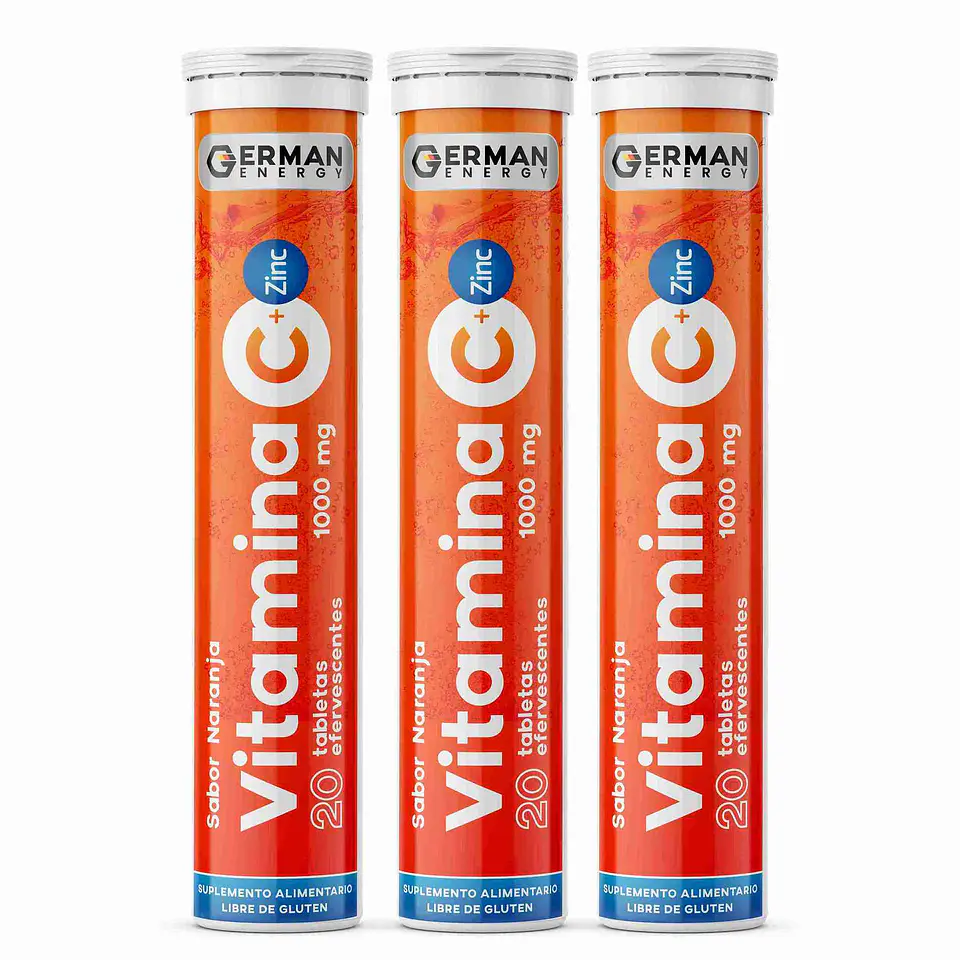VITAMINA C + ZINC x 20 TABLETAS EFERVESCENTES 1