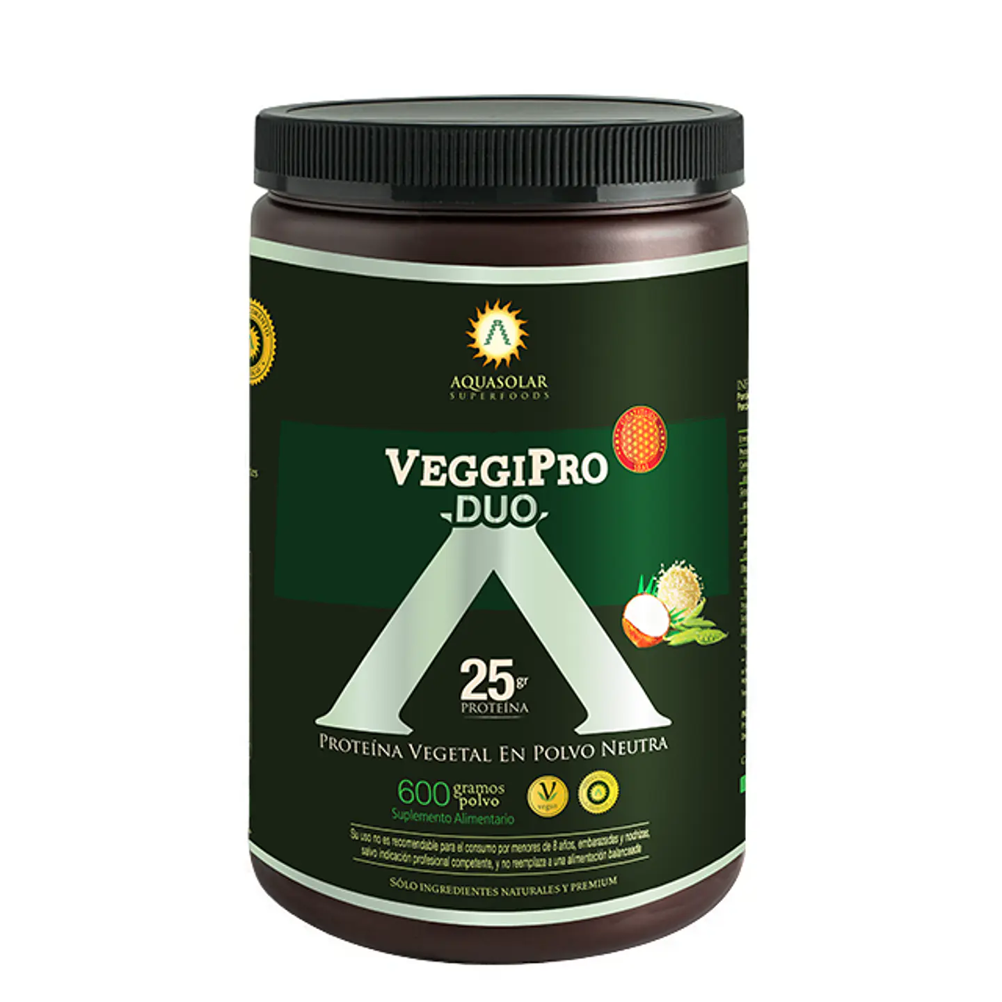 AQUASOLAR VEGGIPRO DUO POLVO x 600 GRAMOS 1